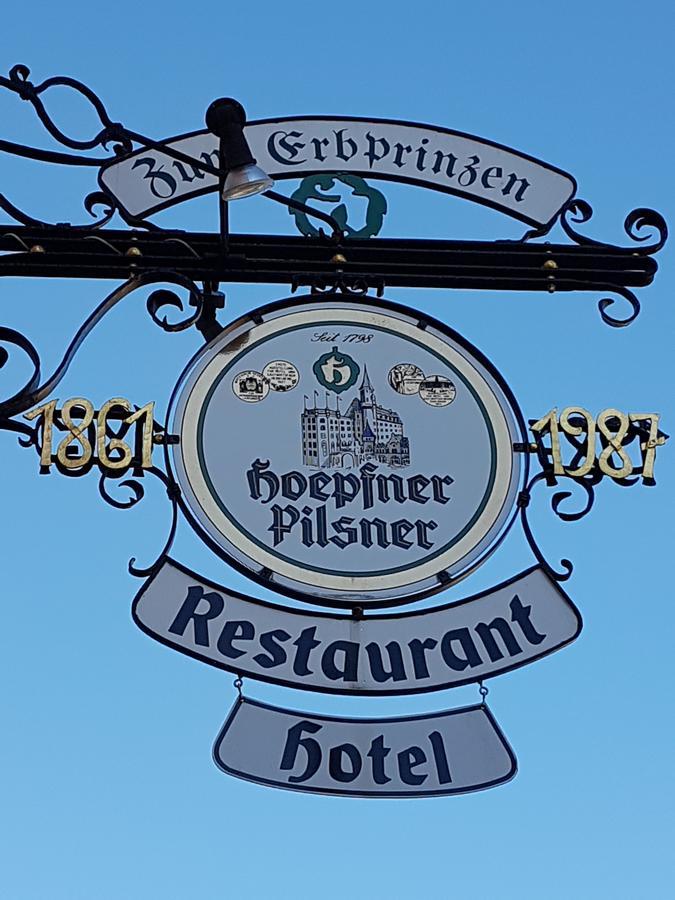 Hotel Restaurant Erbprinz Walldorf Exterior foto